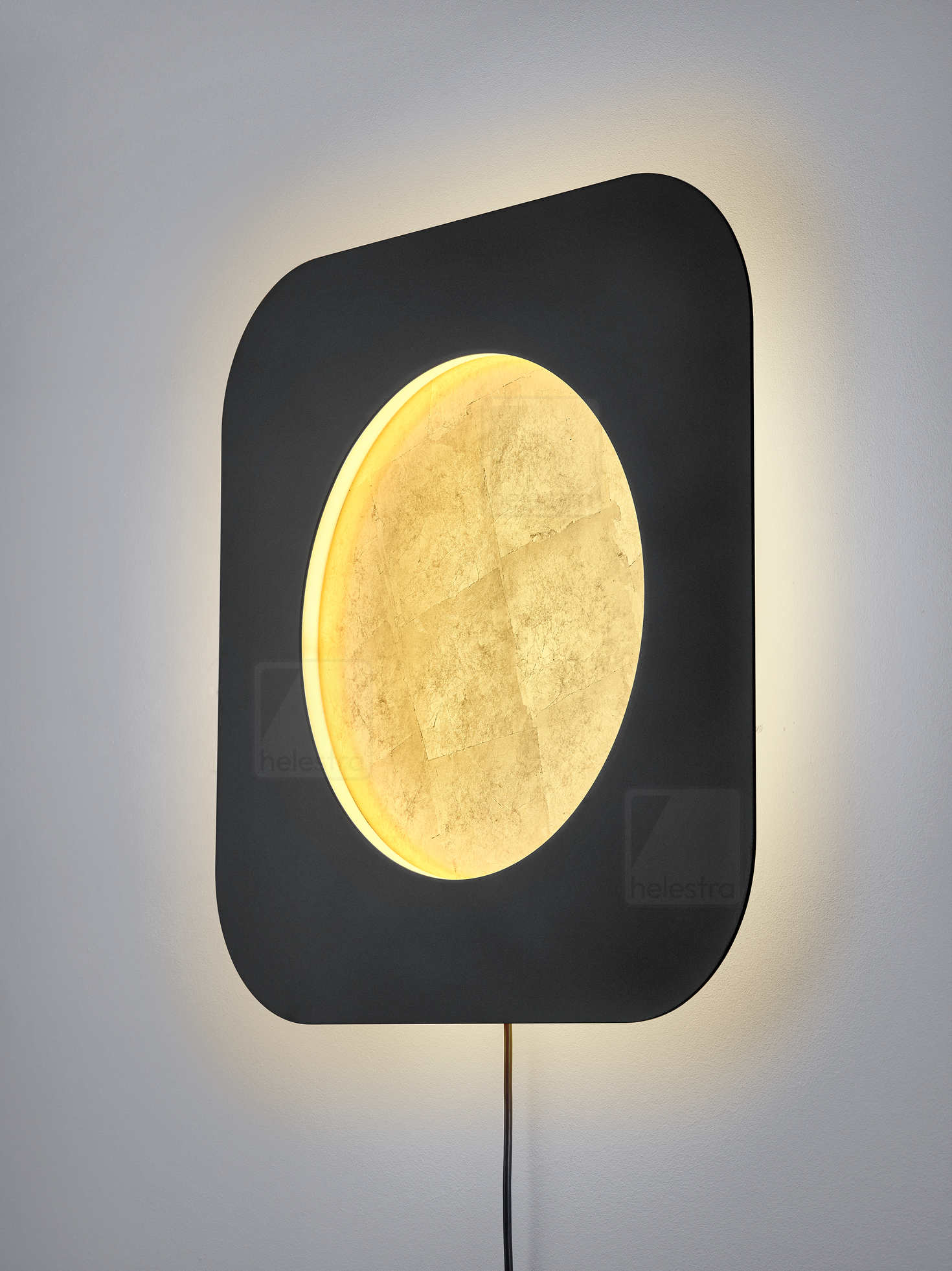 Helestra TURA  wall luminaire ceiling luminaire steel black -gold