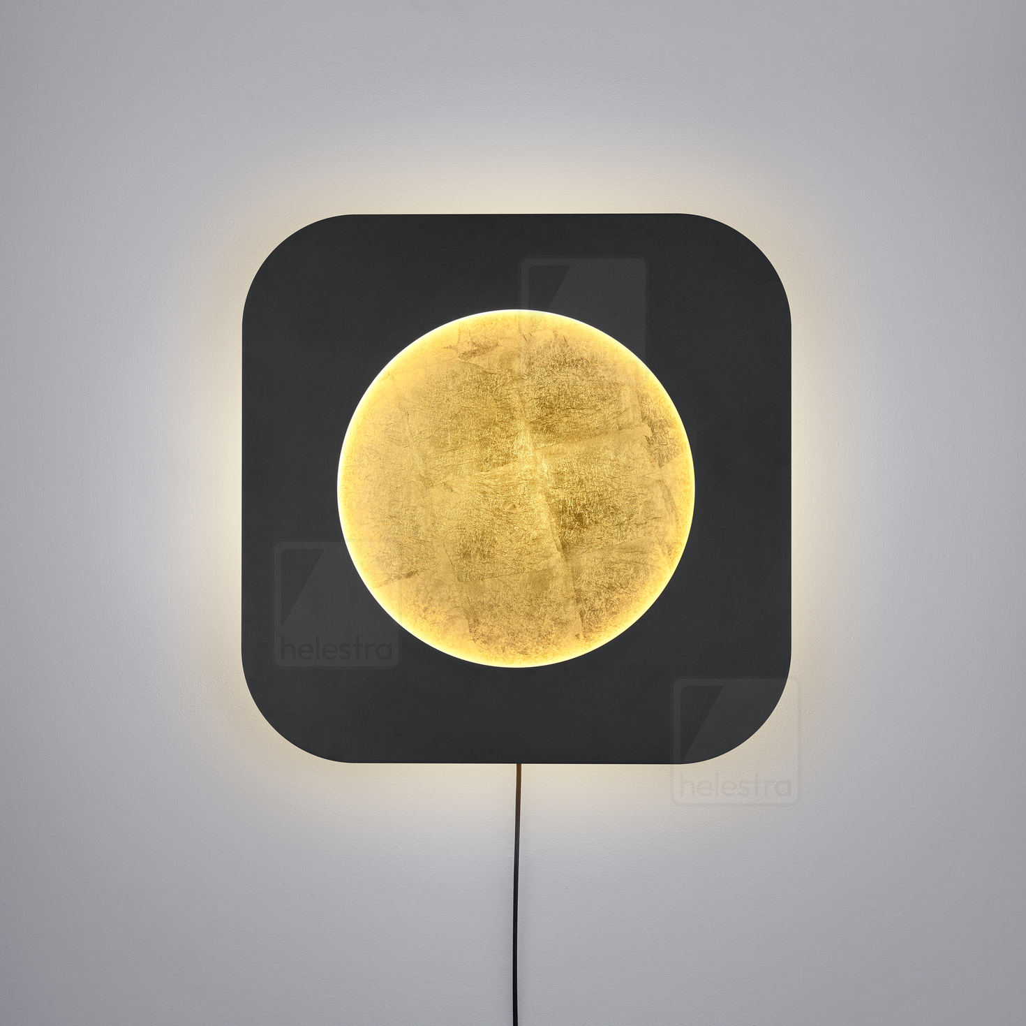 Helestra TURA  wall luminaire ceiling luminaire steel black -gold