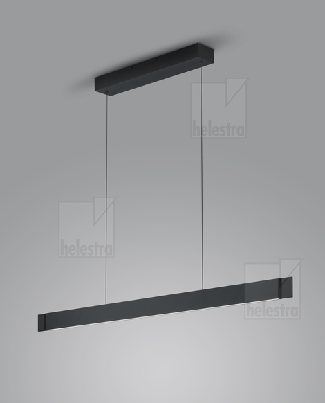 Helestra VANA  Pendelleuchte Aluminium mattschwarz