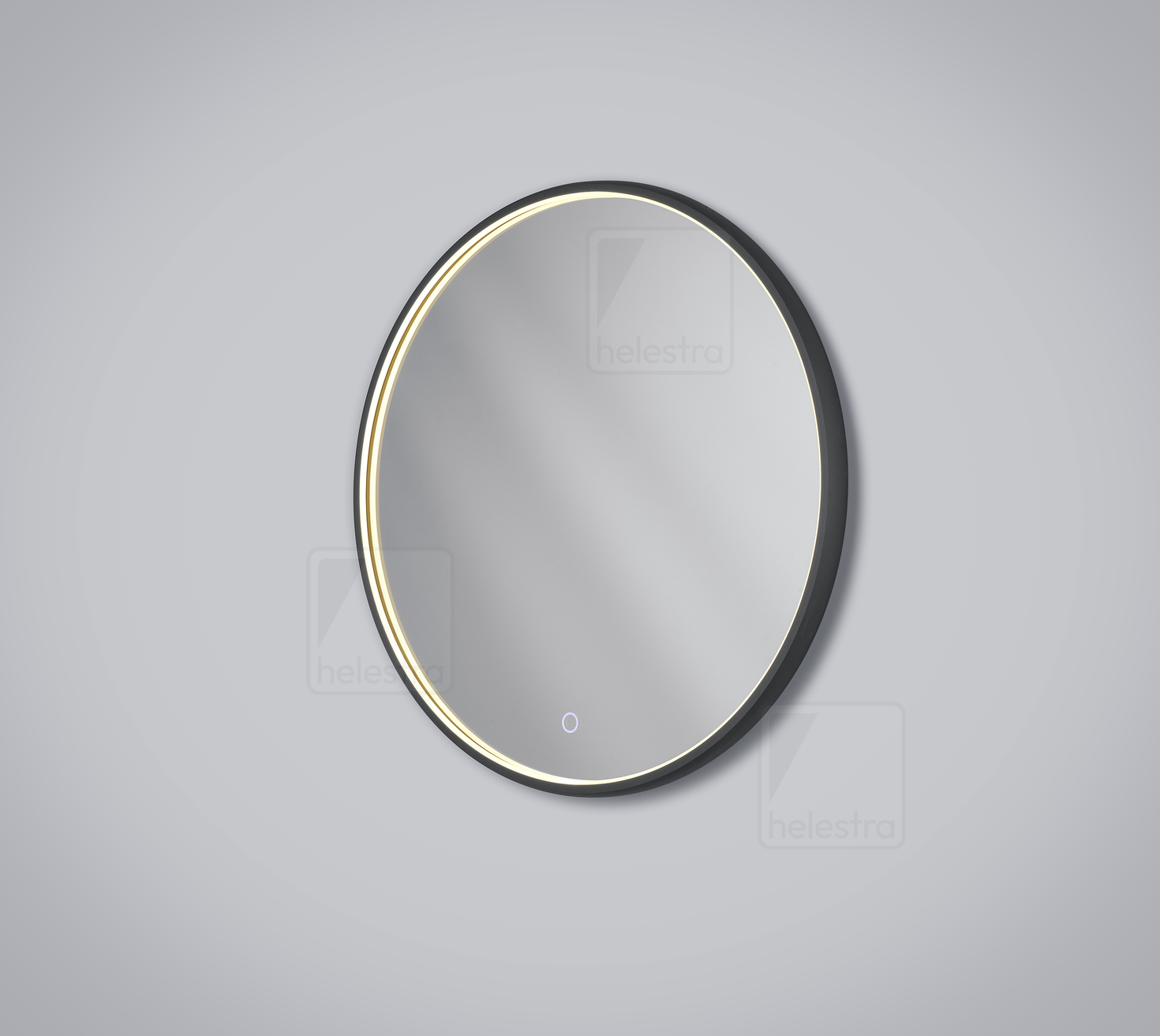 Helestra VIDO  lampada a parete alluminio nero - Specchio