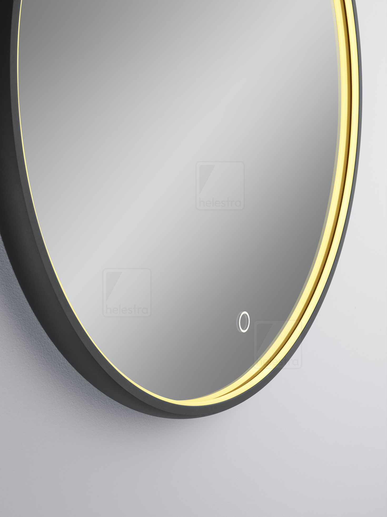 Helestra VIDO  lampada a parete alluminio nero - Specchio