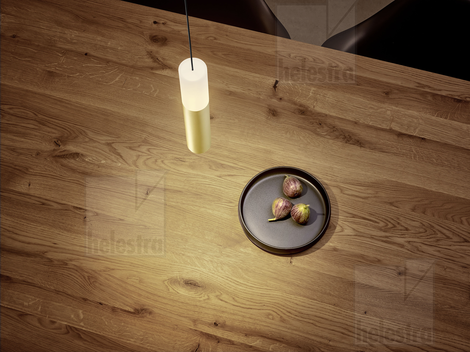 Helestra LIDOS  Pendelleuchte Aluminium schwarz - gold
