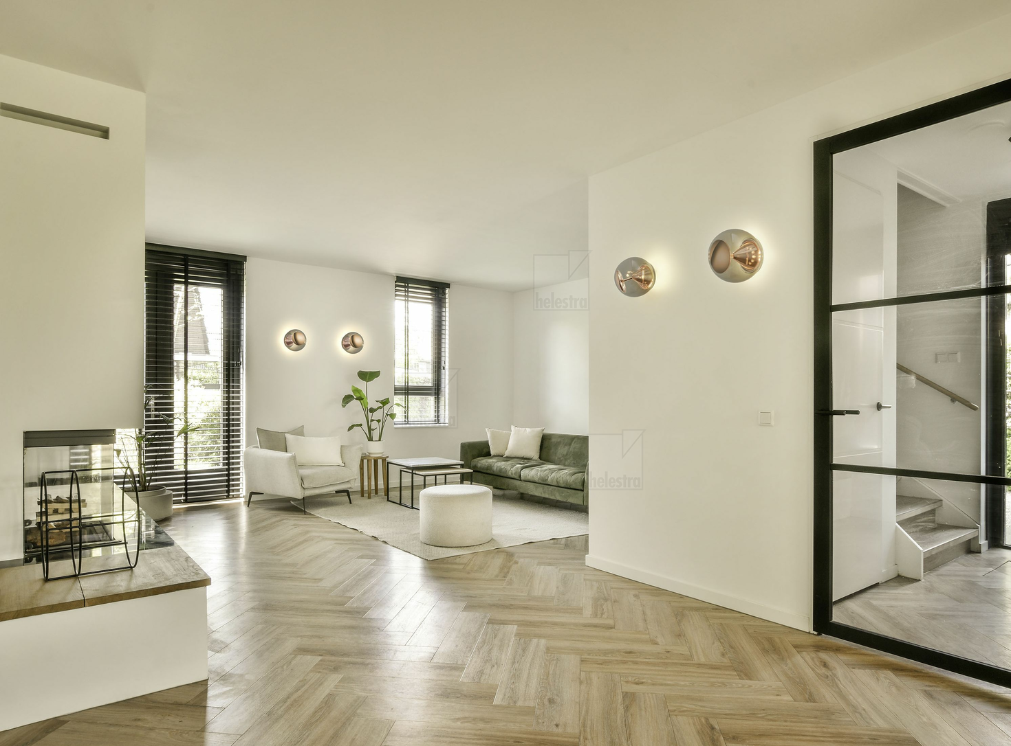 Helestra PINO  Wandleuchte Deckenleuchte Aluminium roségold