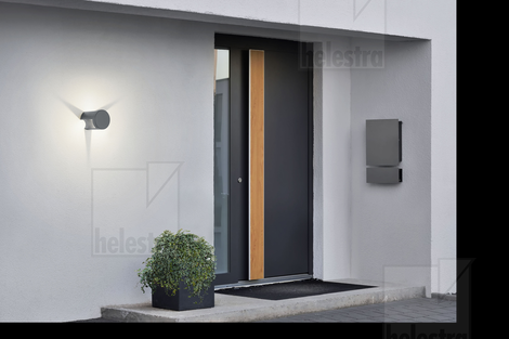 Helestra SKY  Wandleuchte Aluminium graphit
