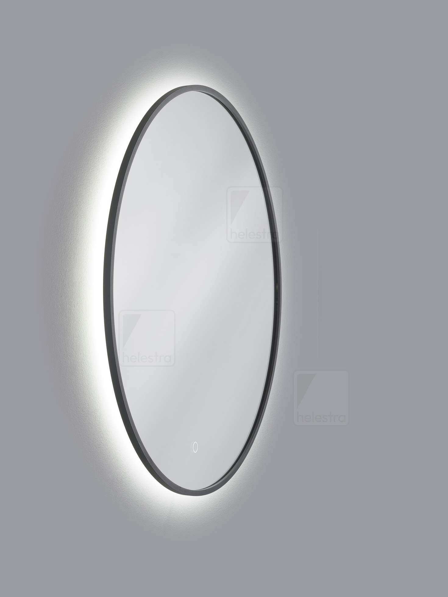 Helestra VIDO  lampada a parete alluminio nero - Specchio