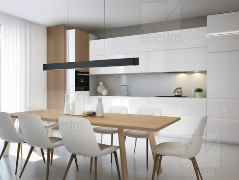 Helestra VANA  Pendelleuchte Aluminium mattschwarz