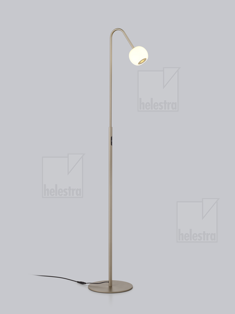 Helestra BONO  lampadaire aluminium Café 