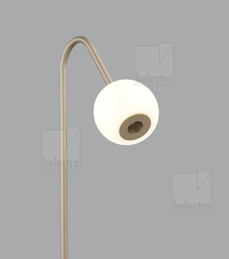 Helestra BONO  lampadaire aluminium Café 