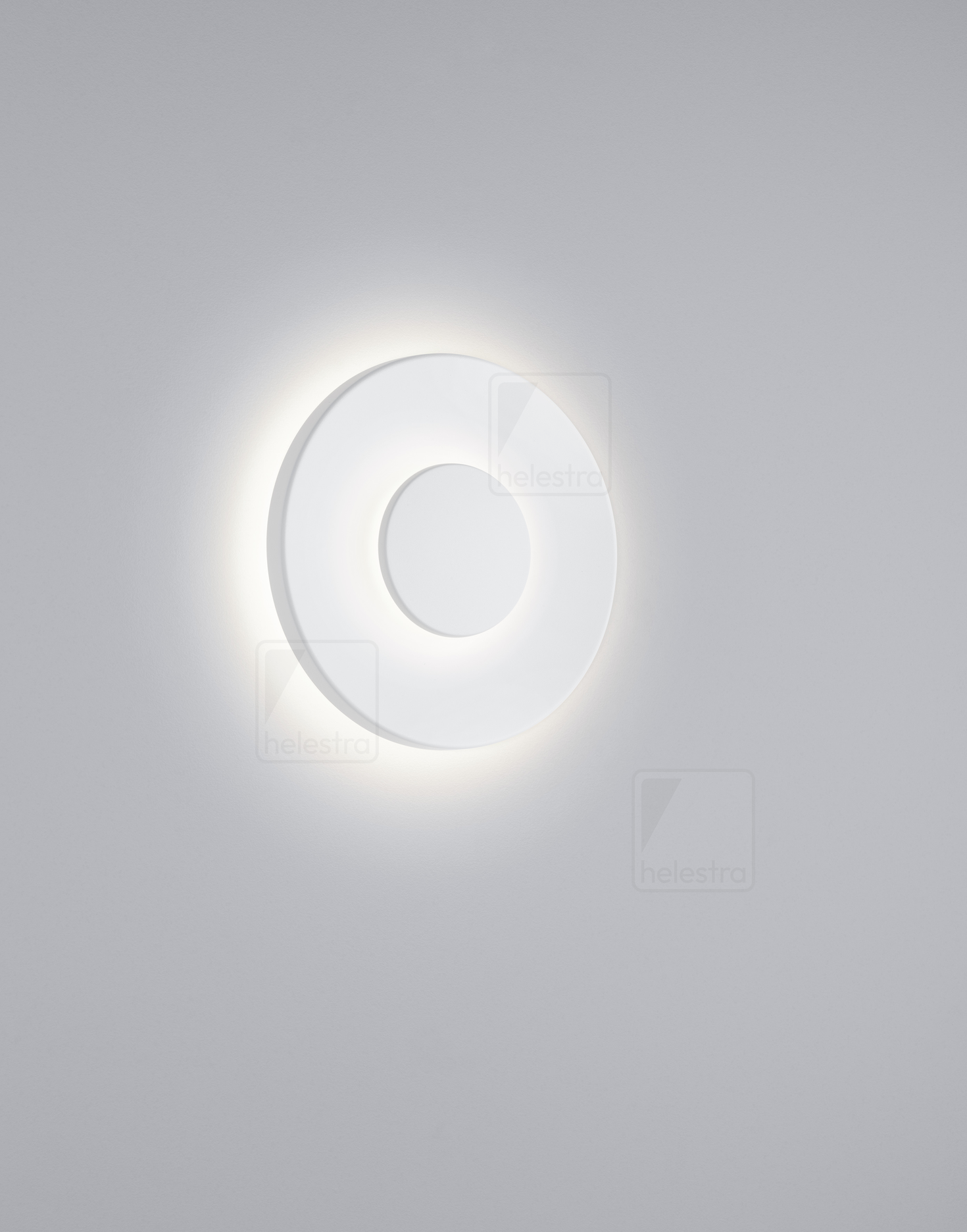 Helestra BUD  applique fonte d'aluminium blanc mat