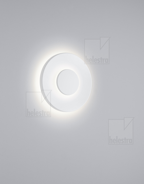 Helestra BUD  wall luminaire cast aluminium mat white