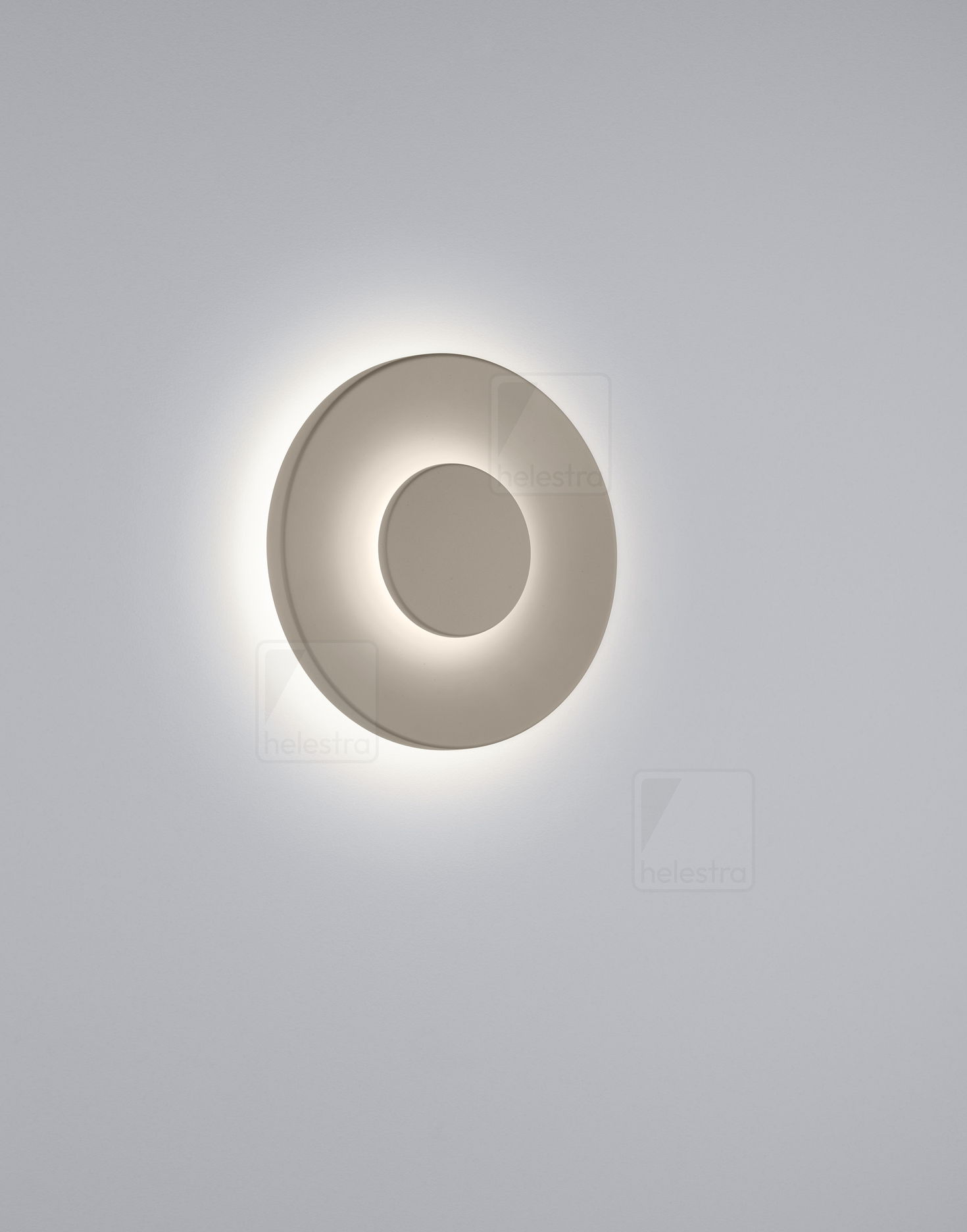 Helestra BUD  applique fonte d'aluminium Café 