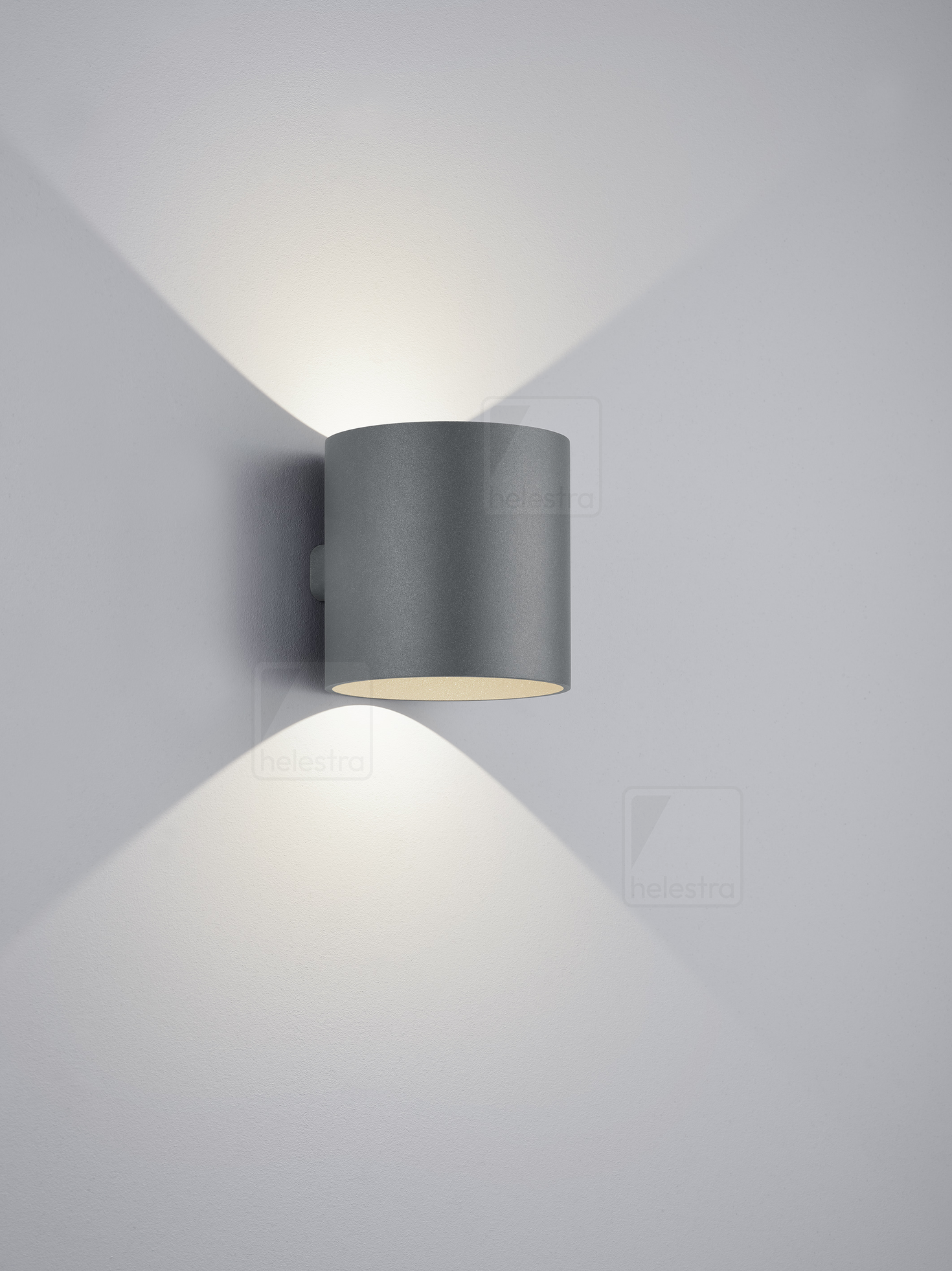 Helestra TOZY  applique fonte d'aluminium graphite