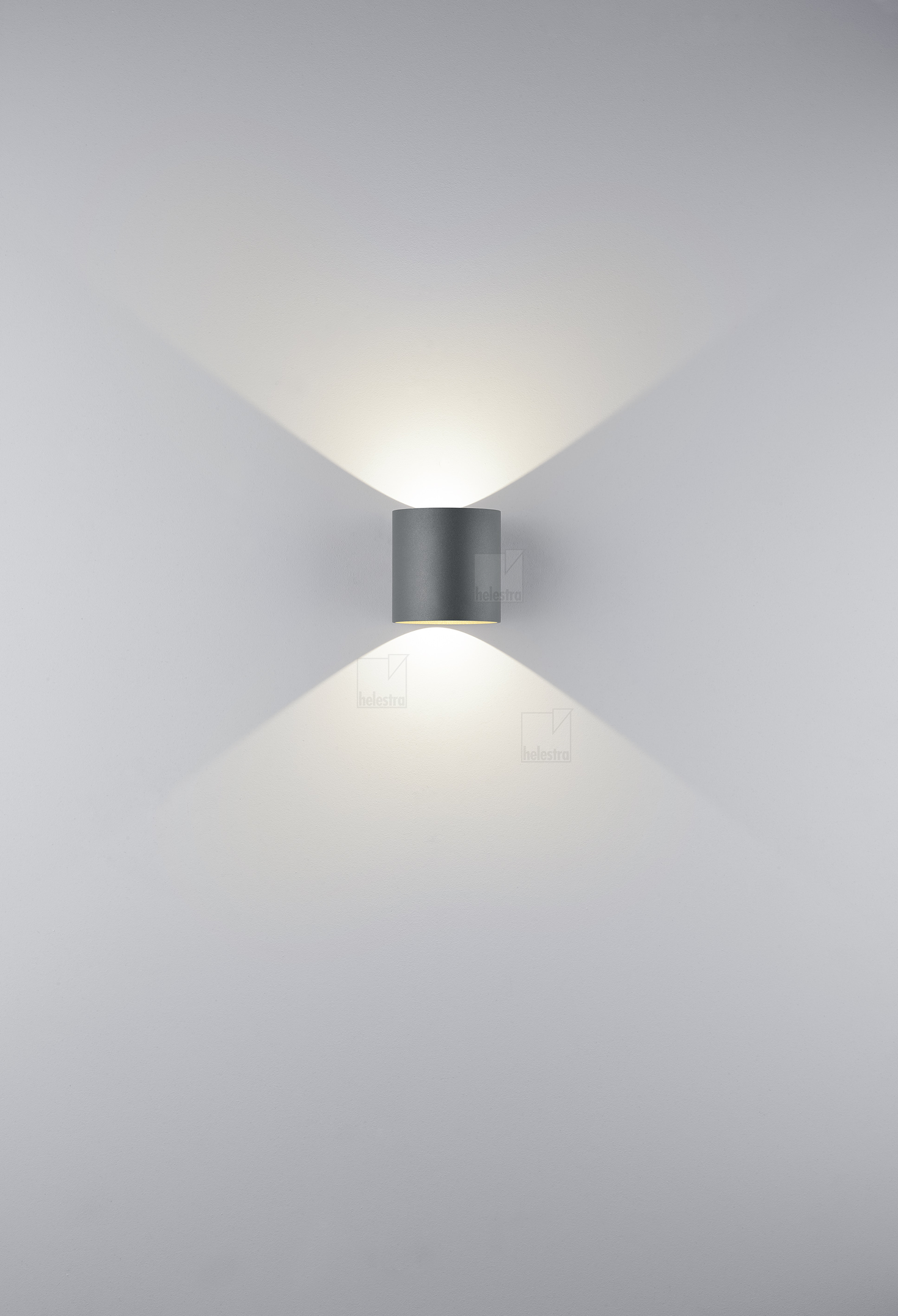 Helestra TOZY  applique fonte d'aluminium graphite