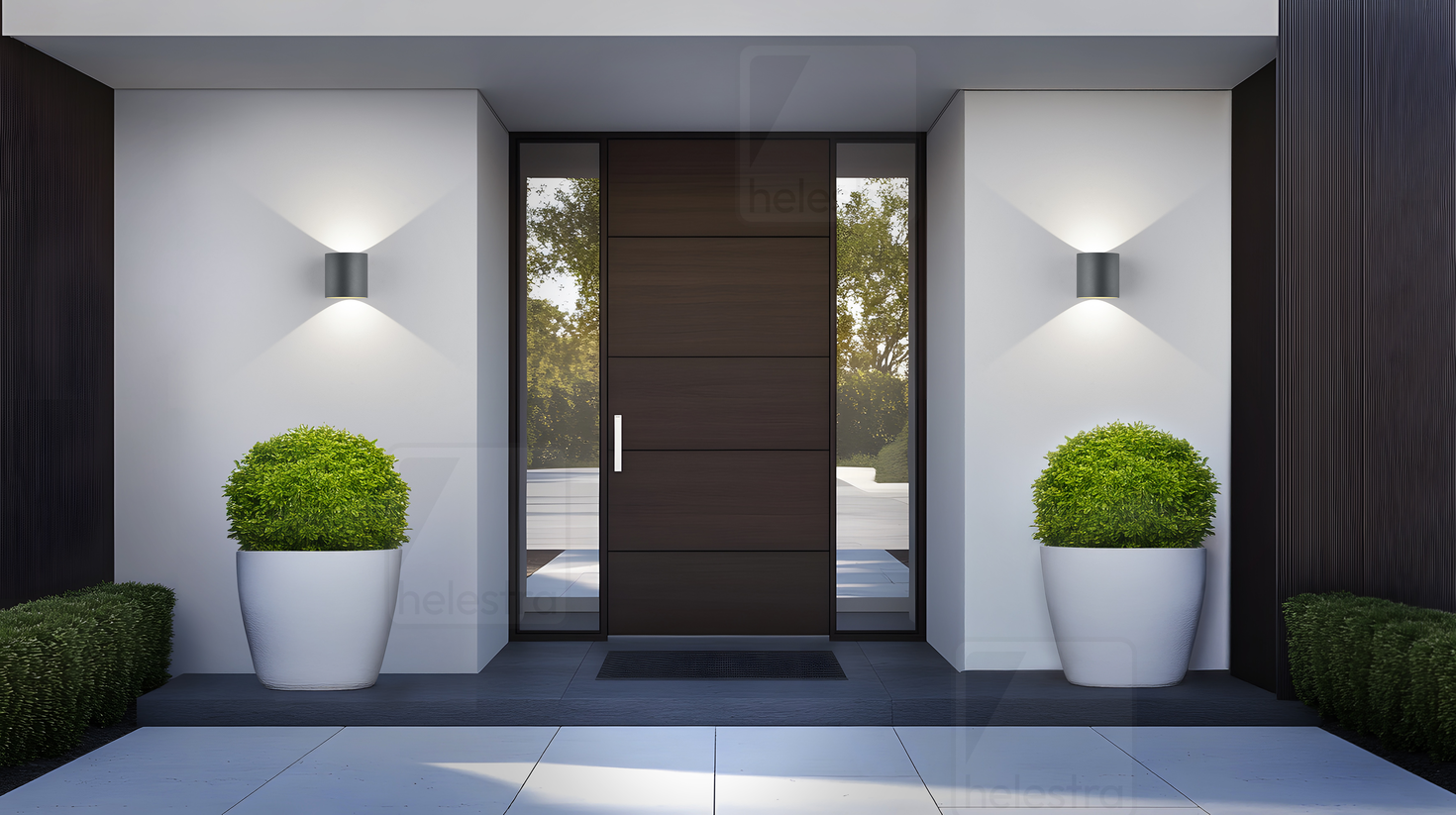 Helestra TOZY  applique fonte d'aluminium graphite