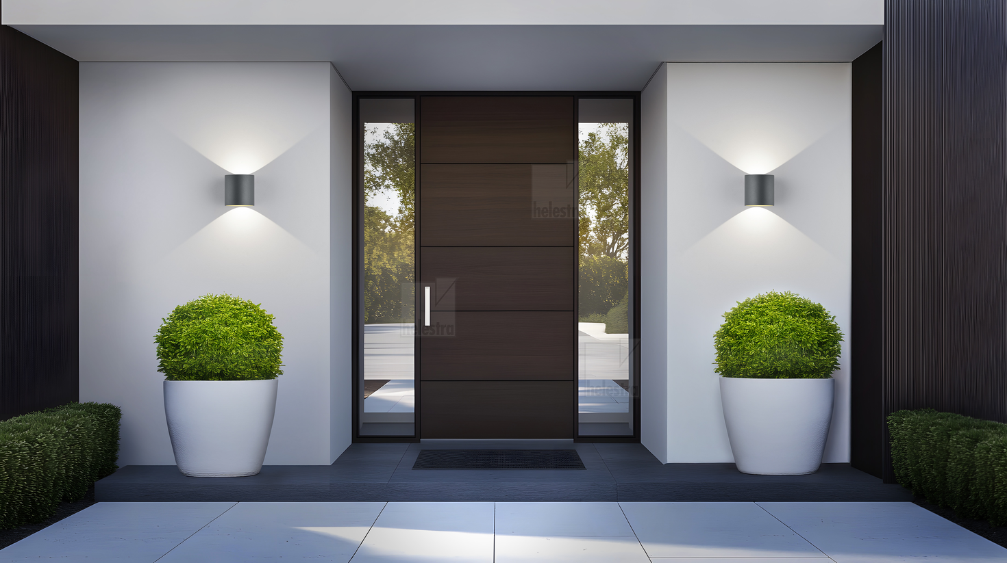 Helestra TOZY  applique fonte d'aluminium graphite