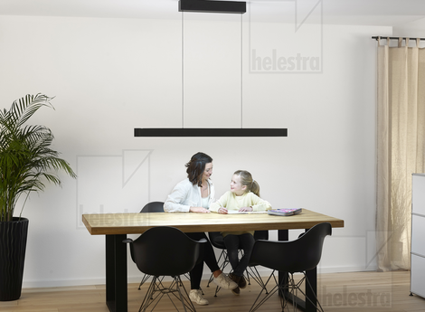 Helestra VANA-M  suspension lumineuse aluminium noir mat