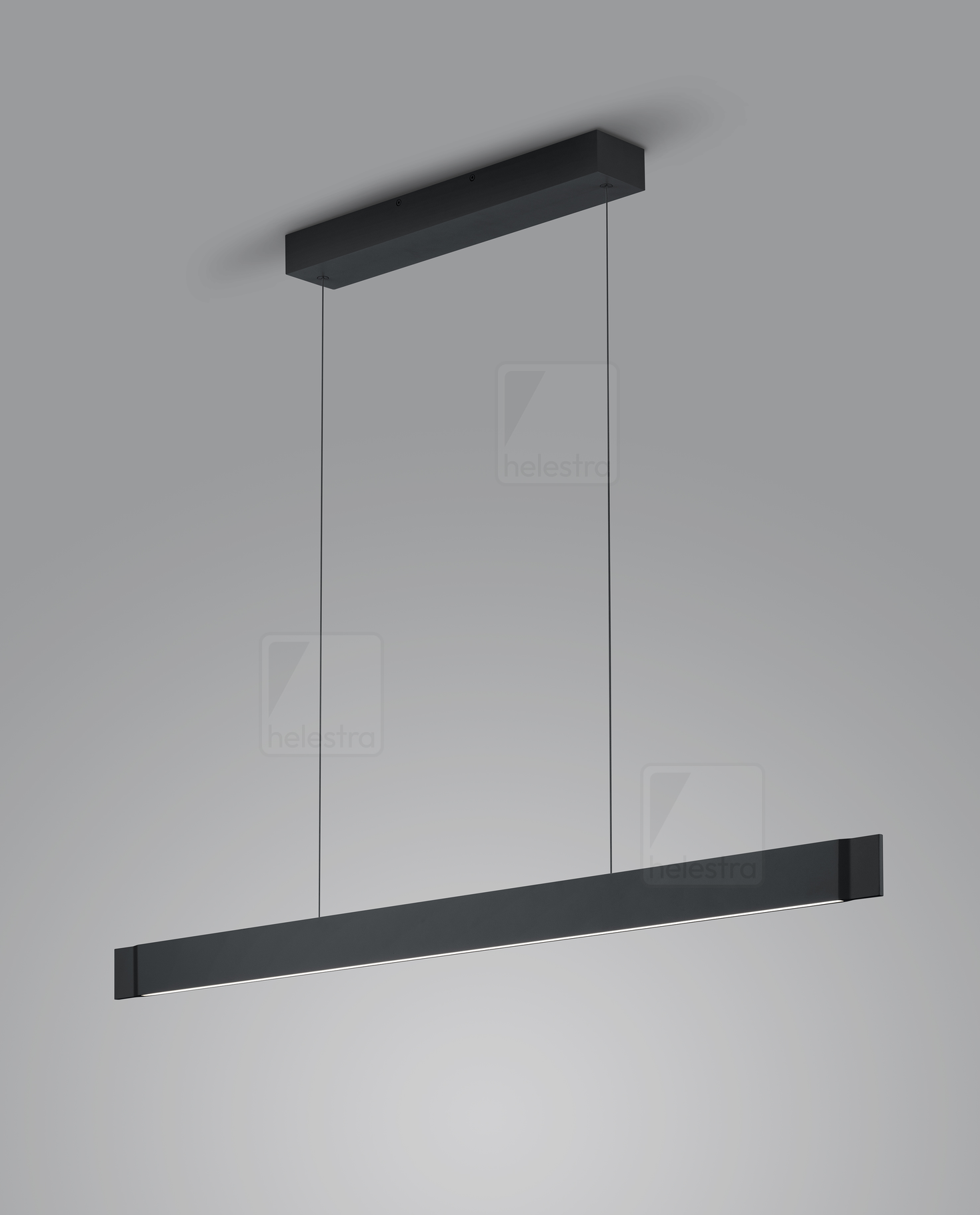 Helestra VANA-M  suspension lumineuse aluminium noir mat