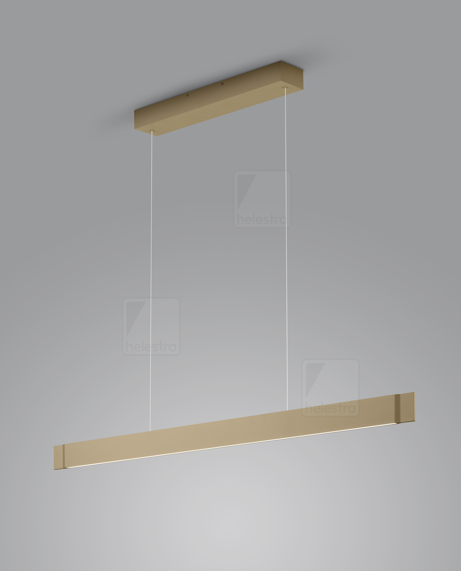 Helestra VANA-M  suspension lumineuse aluminium Café 