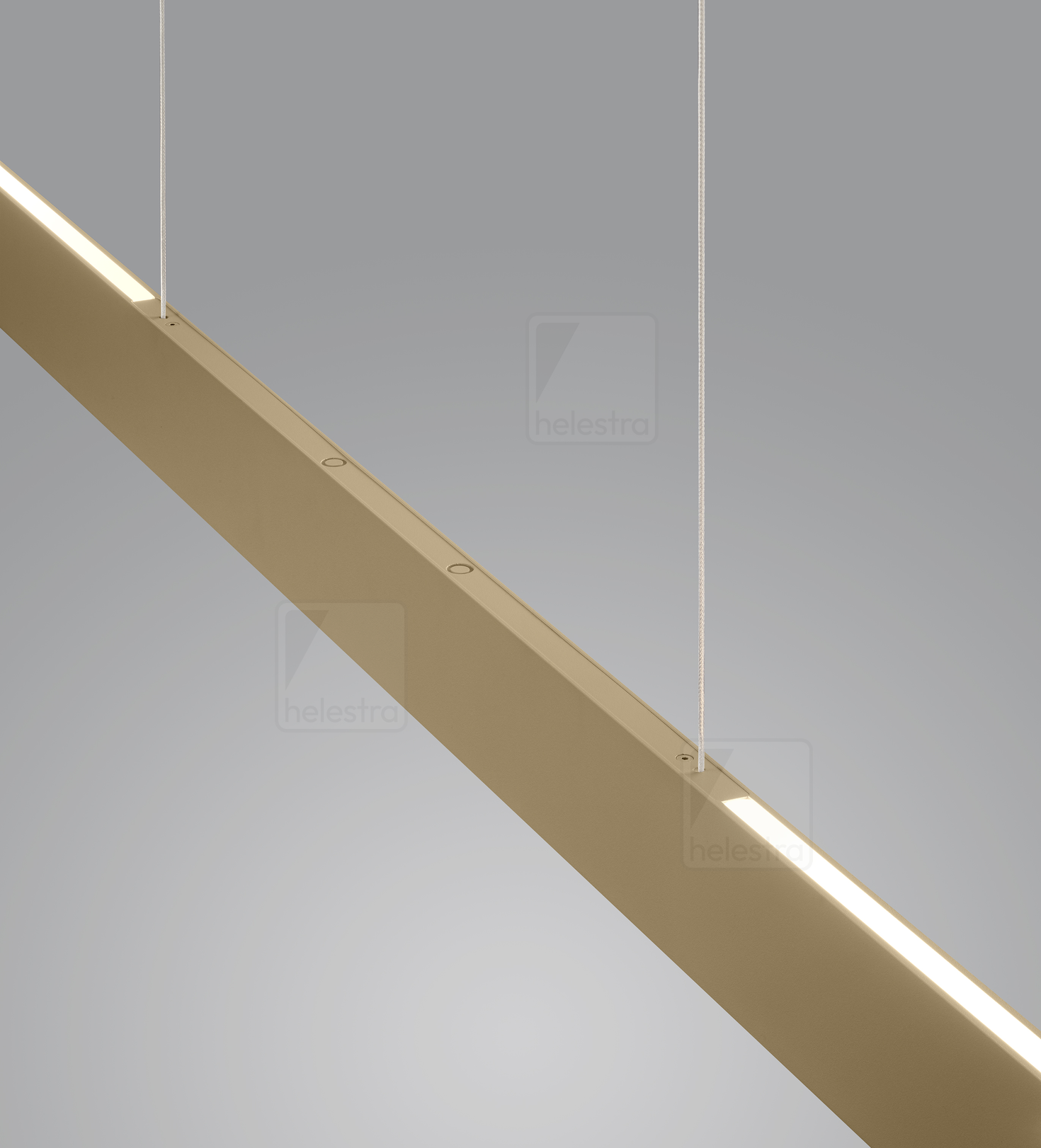 Helestra VANA-M  suspension lumineuse aluminium Café 