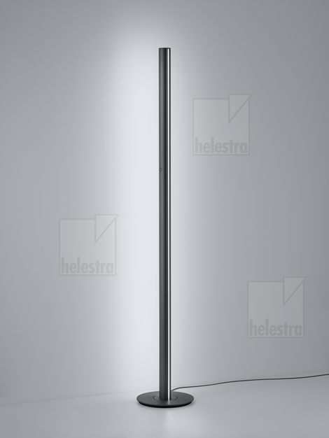 Helestra CIS  Stehleuchte Aluminium mattschwarz