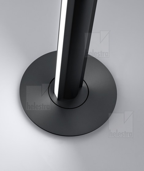 Helestra CIS  Stehleuchte Aluminium mattschwarz