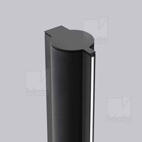 Helestra CIS  Stehleuchte Aluminium mattschwarz
