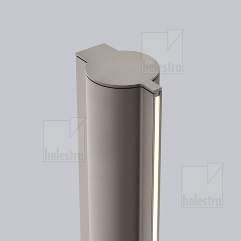 Helestra CIS  Stehleuchte Aluminium coffee