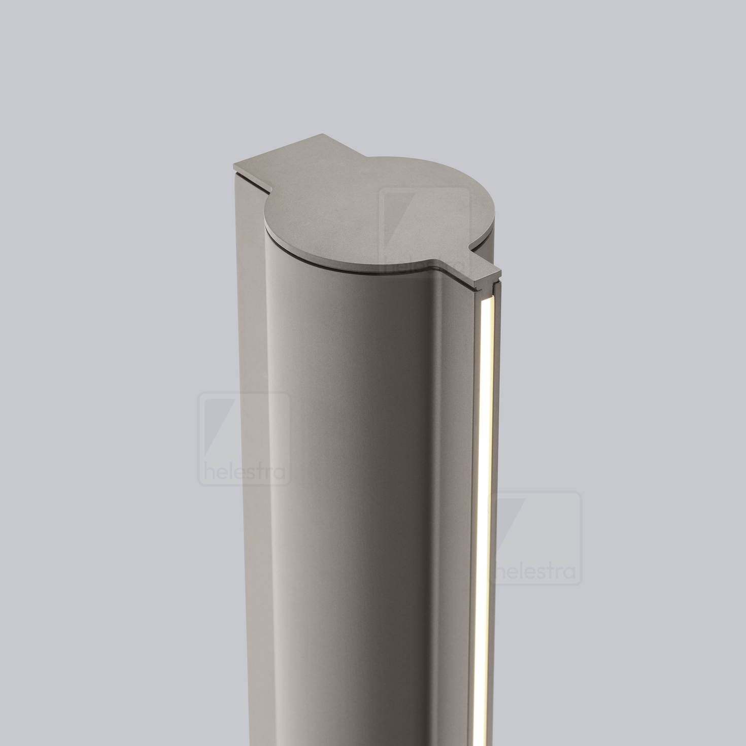 Helestra CIS  floor luminaire aluminium coffee