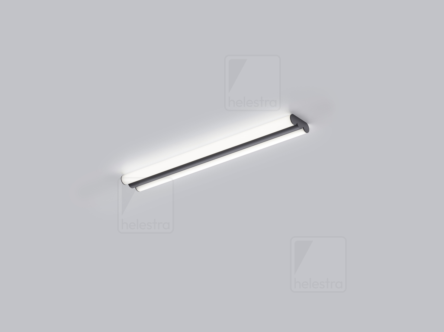 Helestra LOOM  wall luminaire ceiling luminaire steel mat black