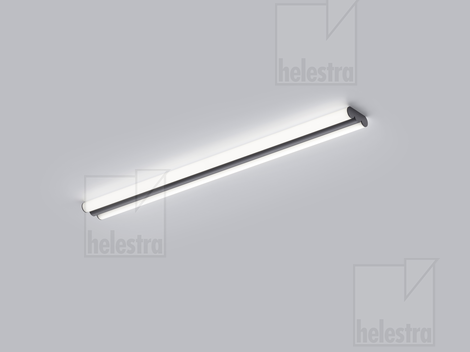 Helestra LOOM wall/ceiling-luminaire steel mat black