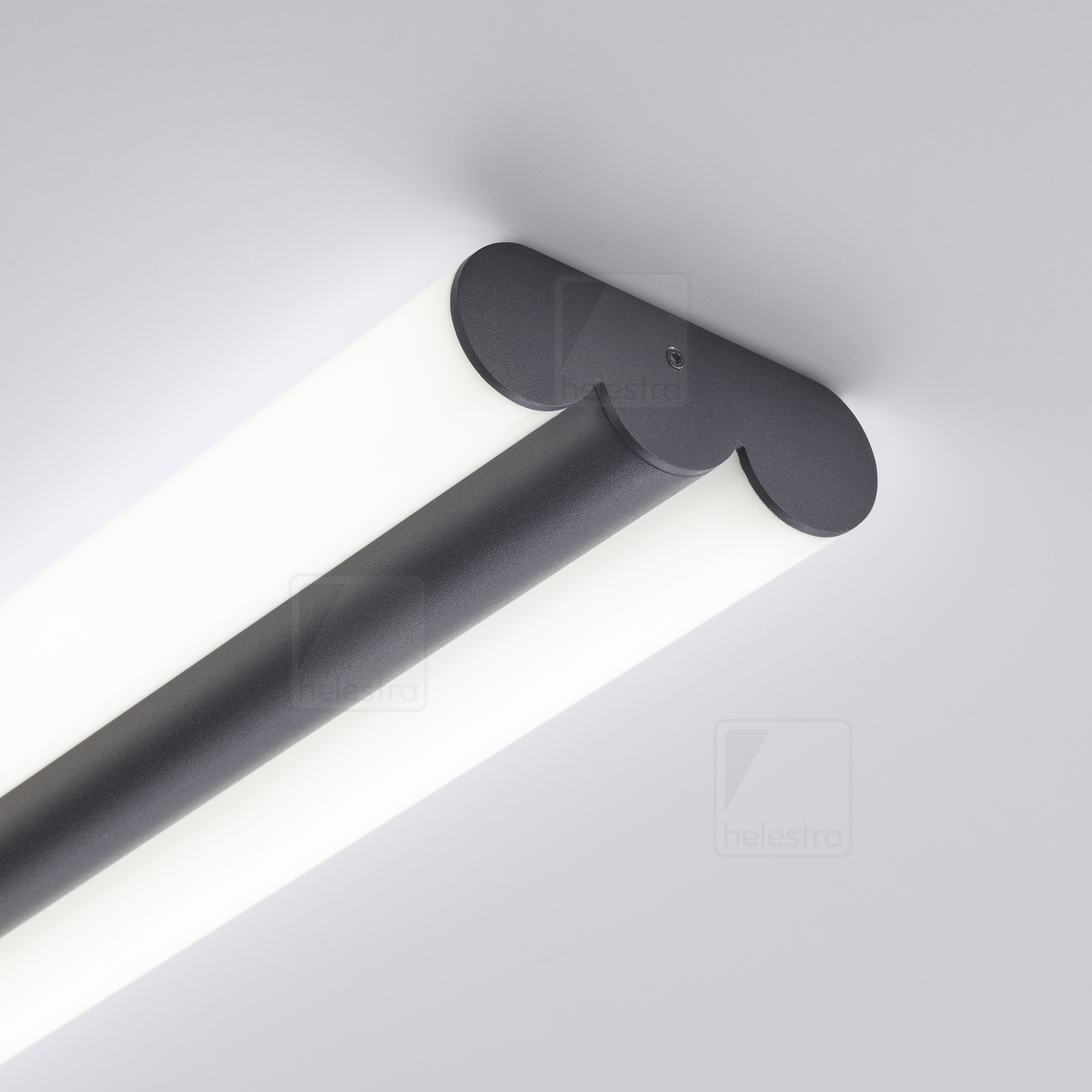 Helestra LOOM  wall luminaire ceiling luminaire steel mat black