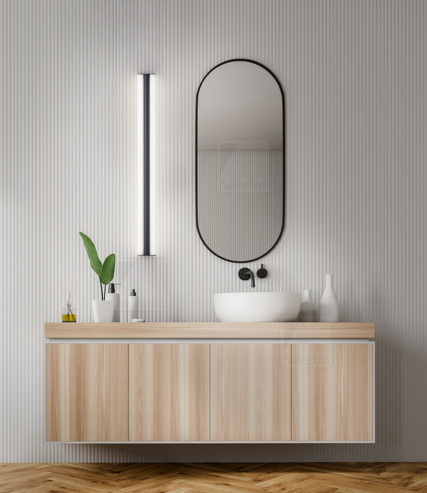 Helestra LOOM  applique Plafonnier Acier noir mat