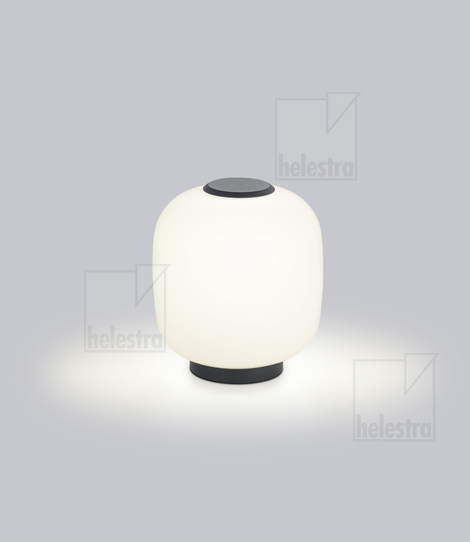 Helestra MILO  table luminaire aluminium mat black