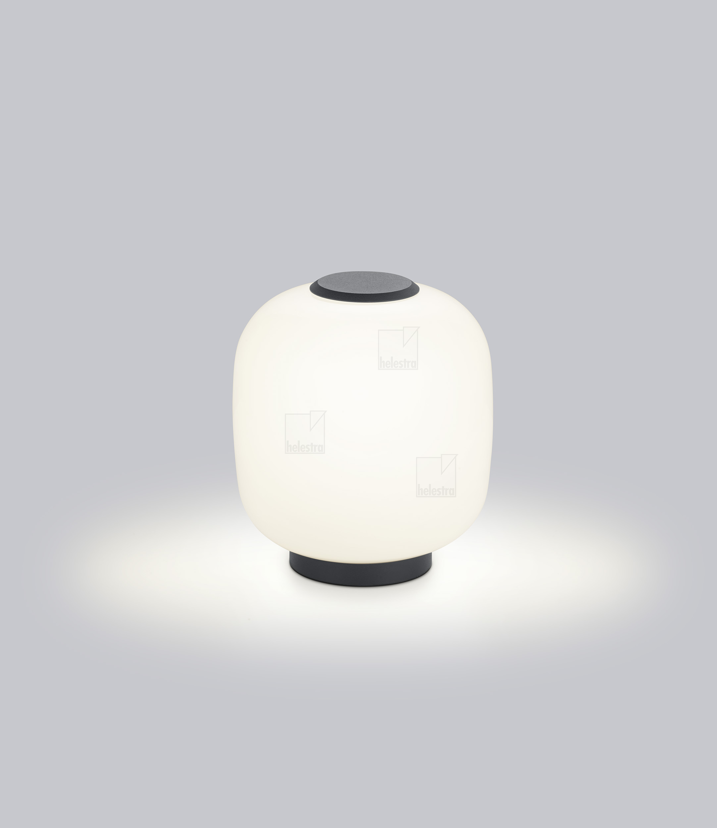 Helestra MILO  lampe de table aluminium noir mat