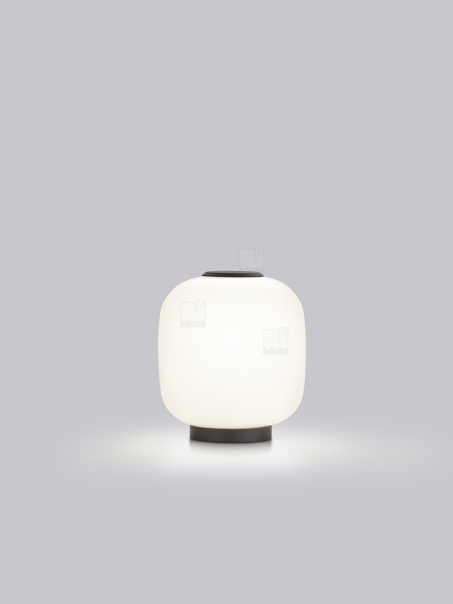 Helestra MILO  lampe de table aluminium noir mat
