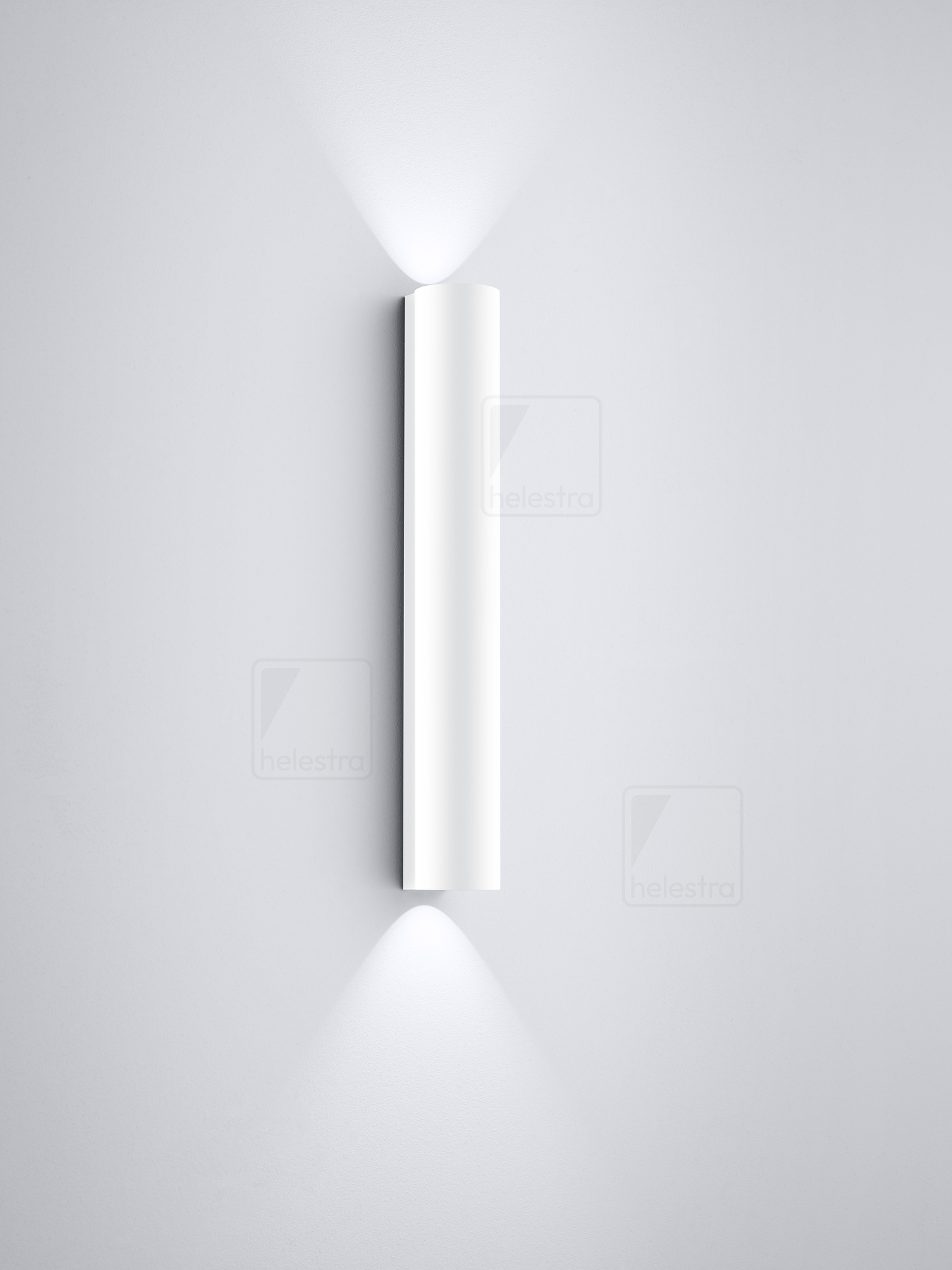 Helestra NIO  wall luminaire aluminium mat white