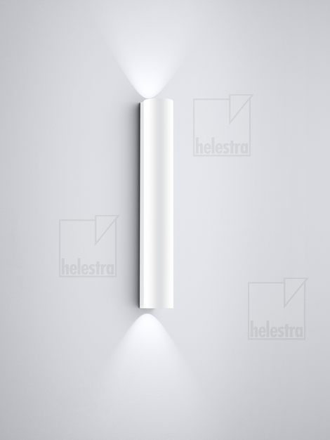 Helestra NIO  wall luminaire aluminium mat white