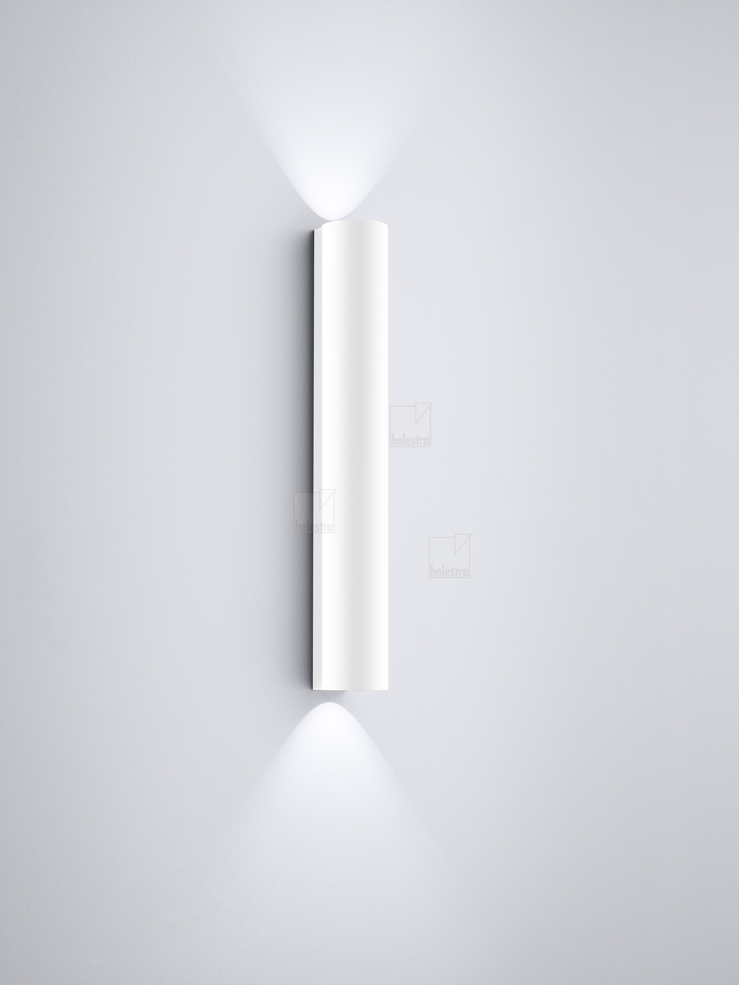 Helestra NIO  applique aluminium blanc mat