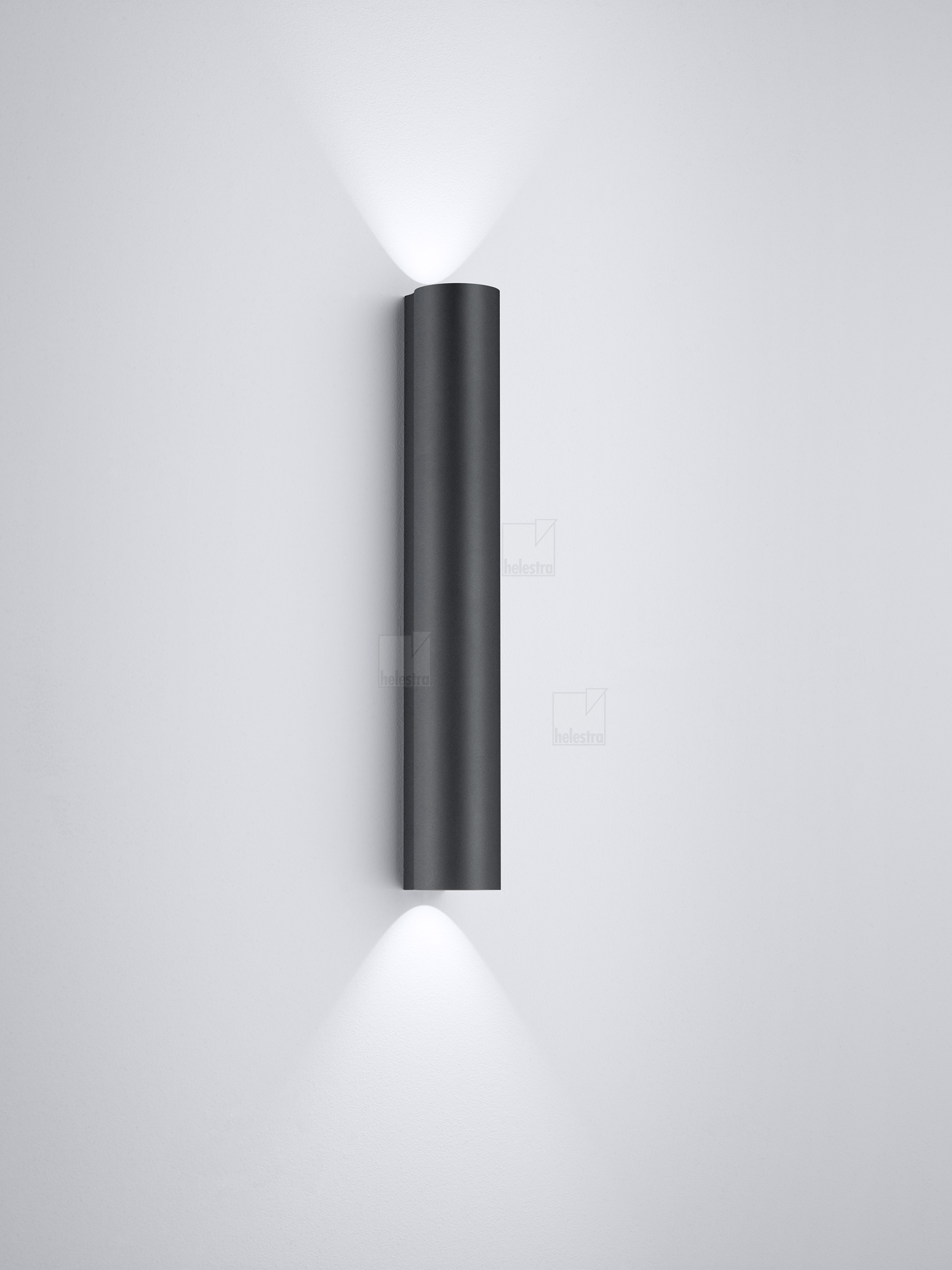 Helestra NIO  applique aluminium noir mat