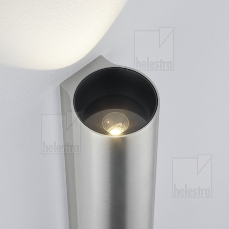 Helestra NIO  wall luminaire aluminium aluminium eloxiert