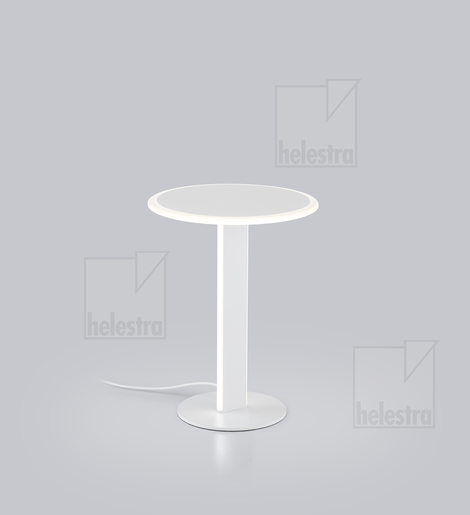 Helestra VAYA  table luminaire aluminium mat white