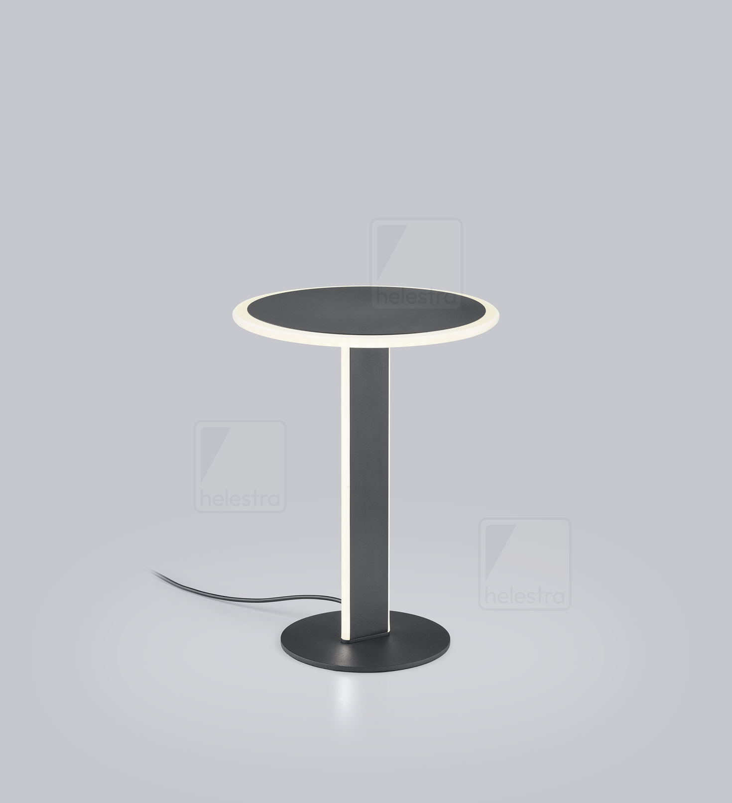 Helestra VAYA  table luminaire aluminium mat black