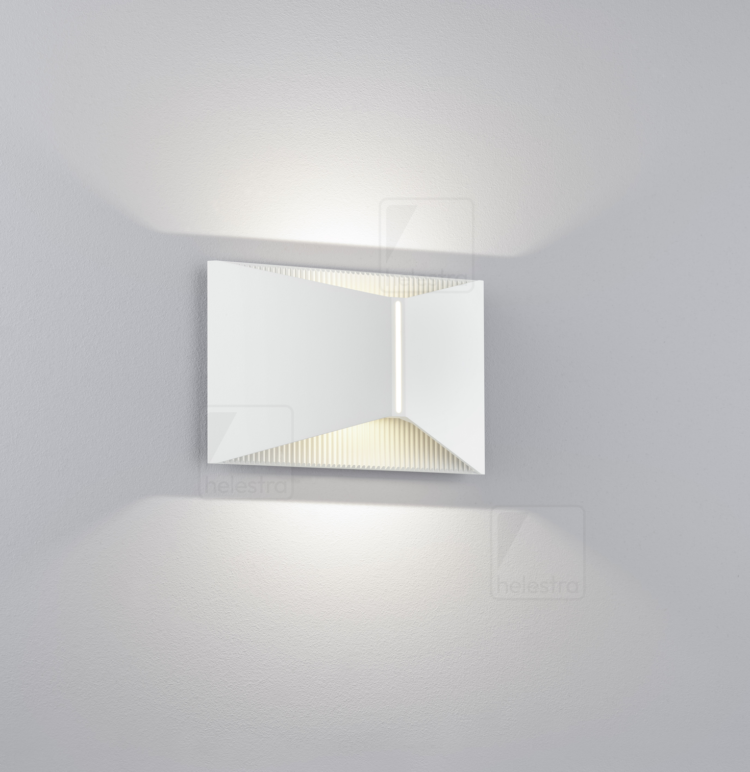 Helestra VID  applique aluminium blanc mat