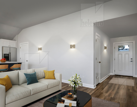 Helestra VID  wall luminaire aluminium coffee