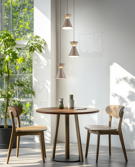 Helestra LUK  pendant luminaire aluminium coffee