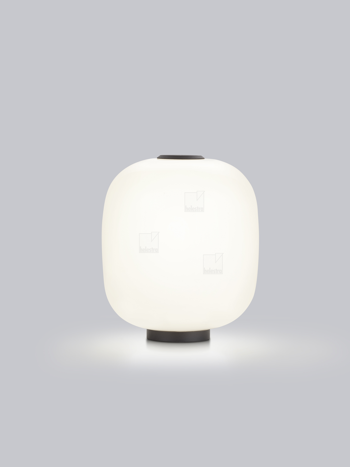 Helestra MILO  lampe de table aluminium noir mat