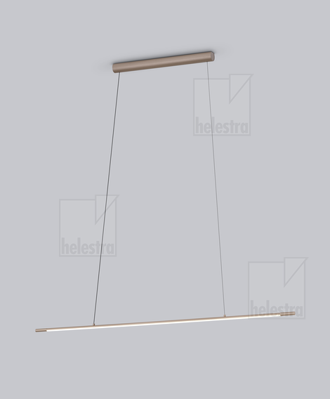 Helestra LEDA  Pendelleuchte Aluminium coffee