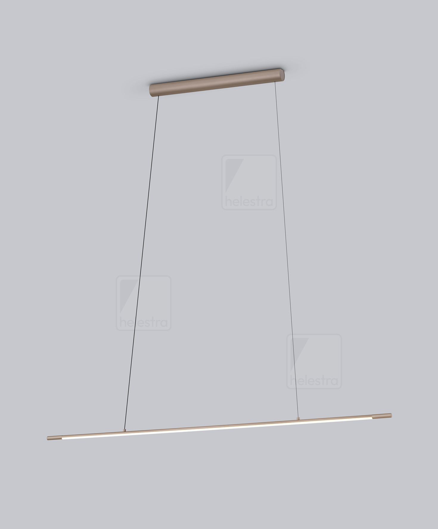 Helestra LEDA  suspension lumineuse aluminium Café 