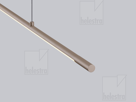 Helestra LEDA  Pendelleuchte Aluminium coffee