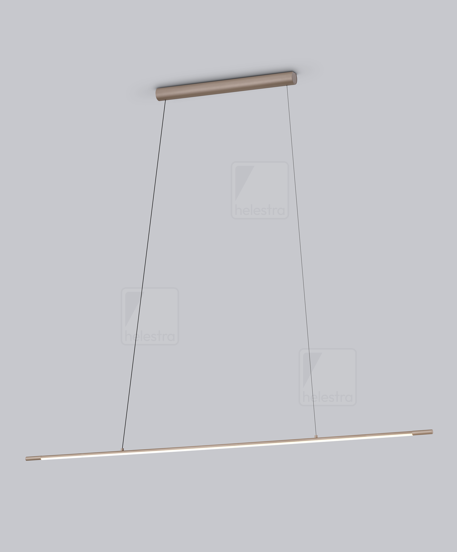 Helestra LEDA  Pendelleuchte Aluminium coffee